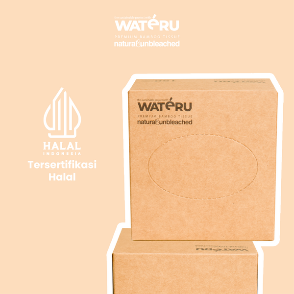Wateru Pop Up Facial Tissue Eco Pack (60 packs)