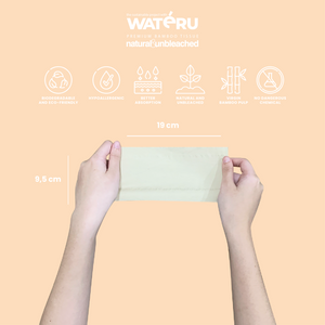 Wateru Pop Up Facial Tissue Eco Pack (60 packs)