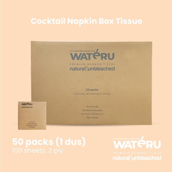 Cocktail Napkin Box Tissue (50 packs)