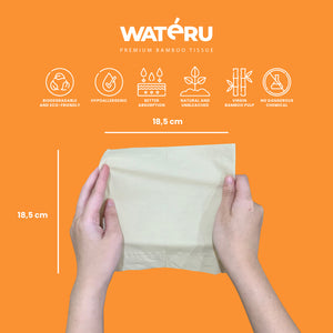 Wateru Facial Tissue 100s (50 packs)