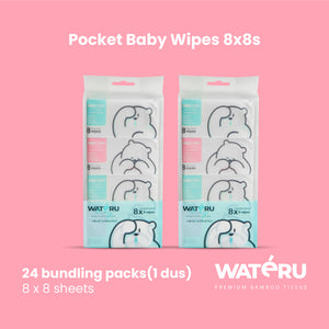 Wateru Pocket Baby Wipes (24 packs)