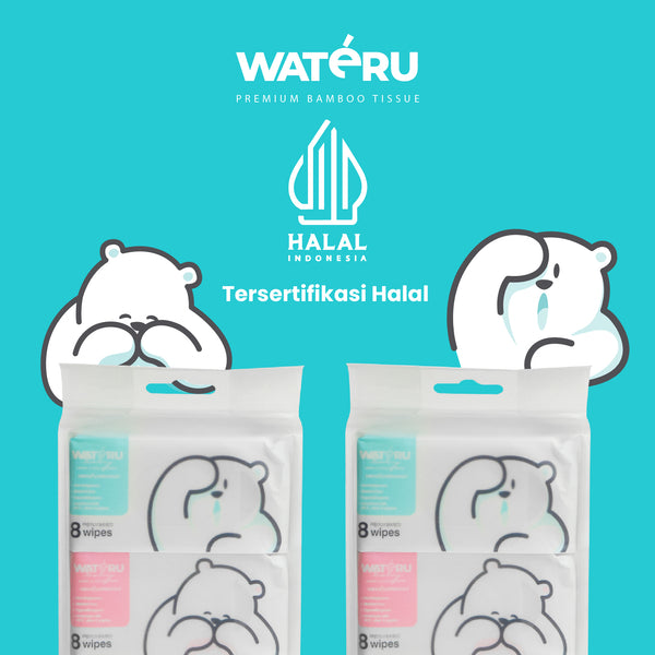 Wateru Pocket Baby Wipes (2 packs)