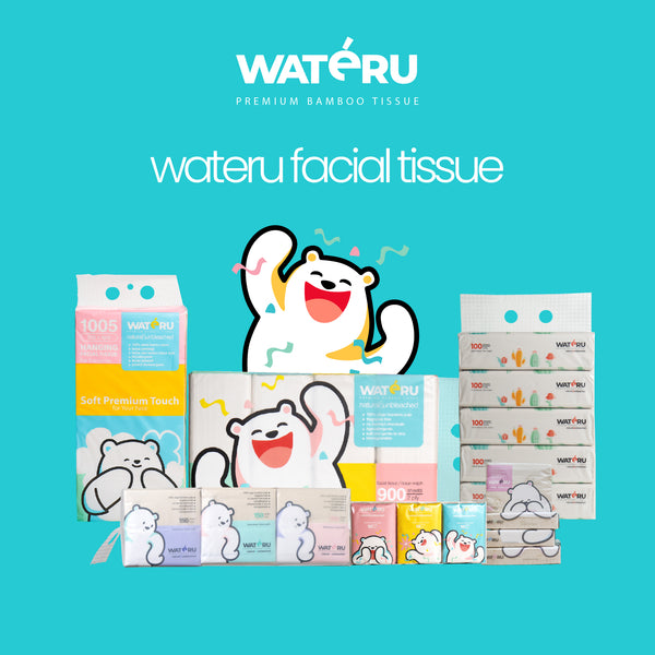Wateru Facial Tissue 900s