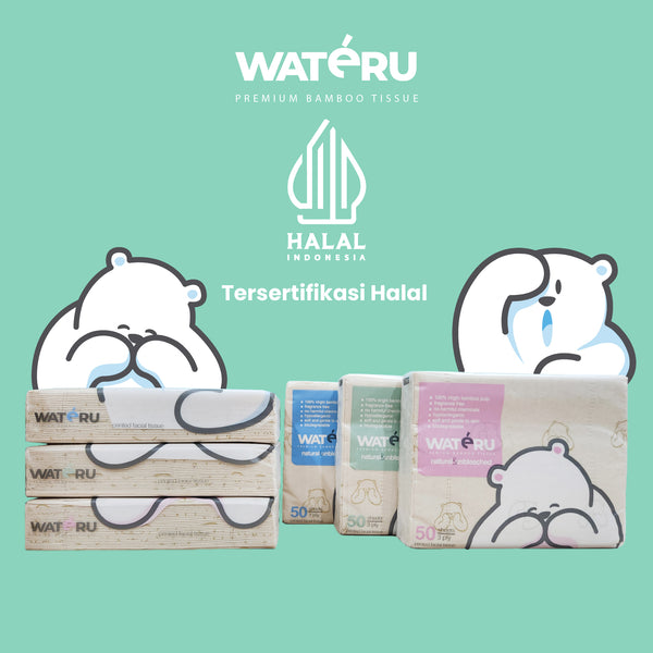 Wateru Printed Tissue 50s (6 packs)