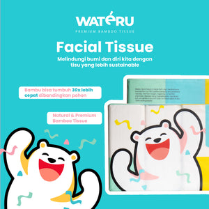 Wateru Facial Tissue 900s