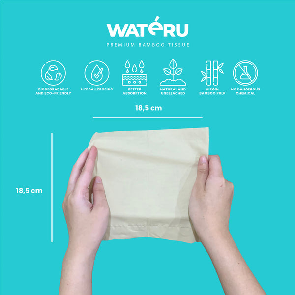 Wateru Facial Tissue 900s