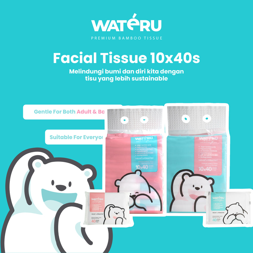 Facial Tissue 10 x 40s Luxuriously Soft