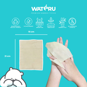Wateru Pocket Baby Wipes (2 packs)