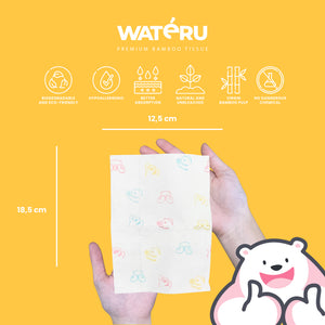 White Printed Pocket Tissue (60 packs)