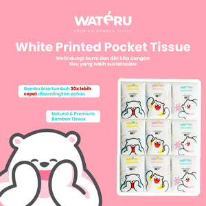 White Printed Pocket Tissue (3 packs)