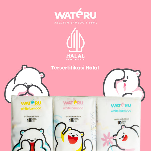 White Printed Pocket Tissue (3 packs)