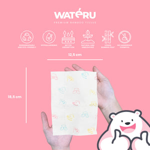 White Printed Pocket Tissue (3 packs)
