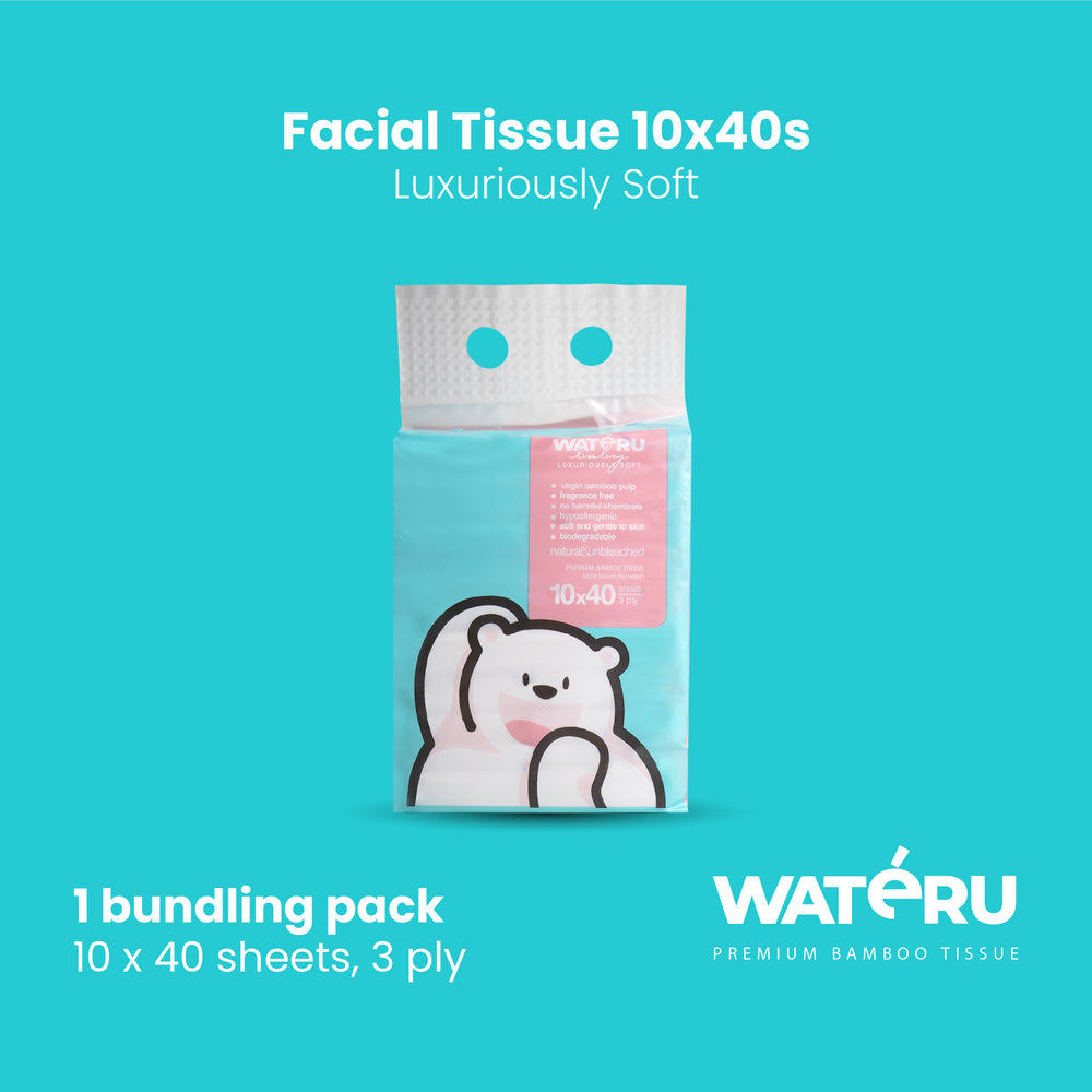 Facial Tissue 10 x 40s Luxuriously Soft