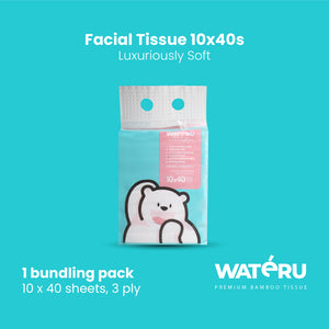 Facial Tissue 10 x 40s Luxuriously Soft