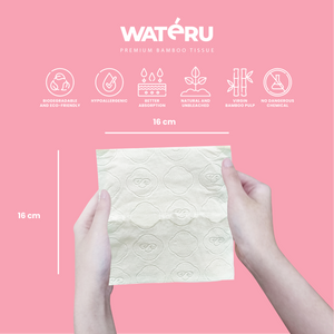 Wateru Hanging Facial Tissue (2 packs)