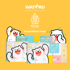 Wateru Facial Tissue 900s (2 packs)