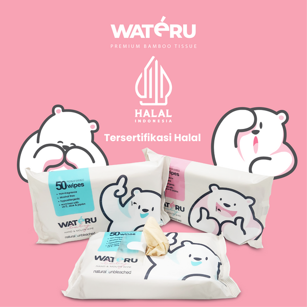 Wateru Baby Wipes (2 packs)
