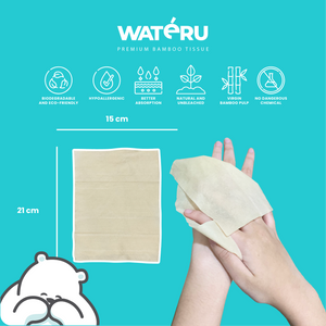 Wateru Mini Baby Wipes (2 packs)