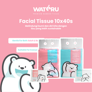 Facial Tissue 10 x 40s Luxuriously Soft (2 bundling packs)