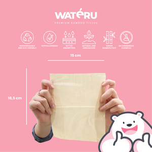 Wateru Facial Tissue Luxuriously Soft 150s (2 bundling packs)