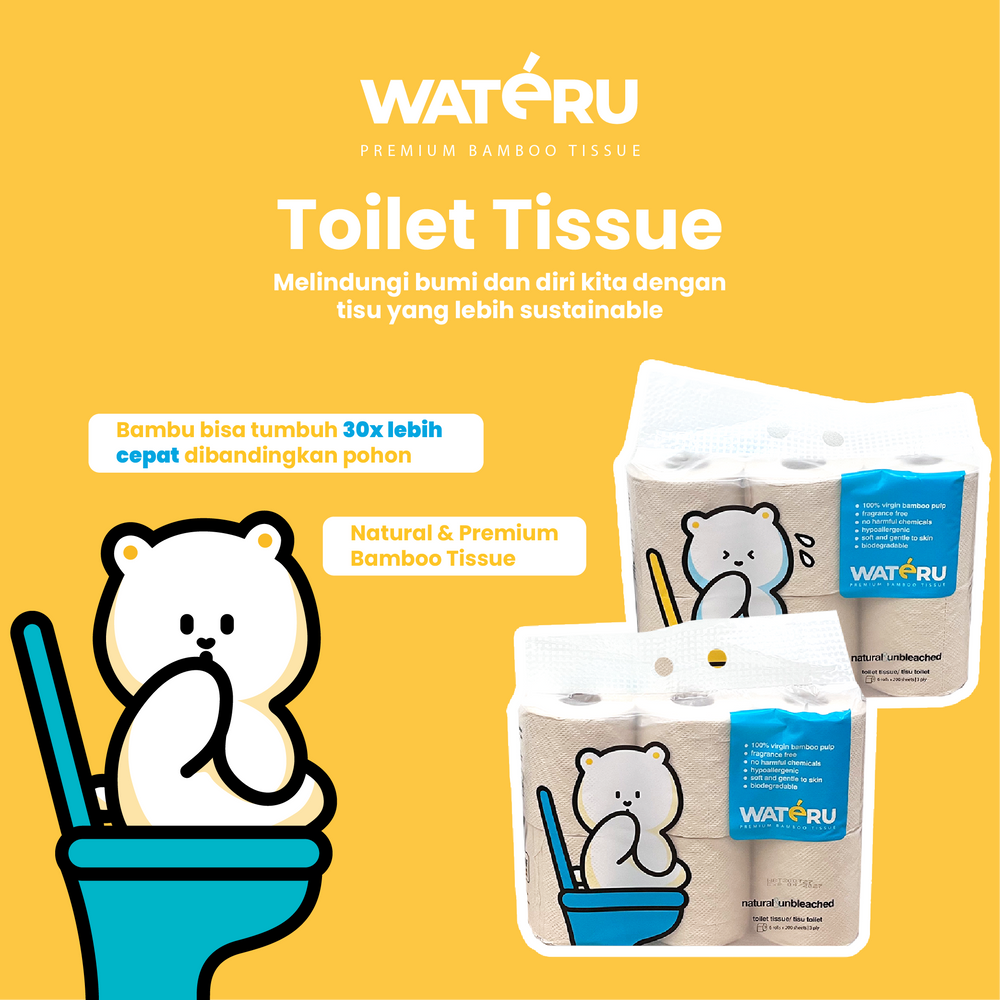 Wateru Toilet Tissue (2 packs)