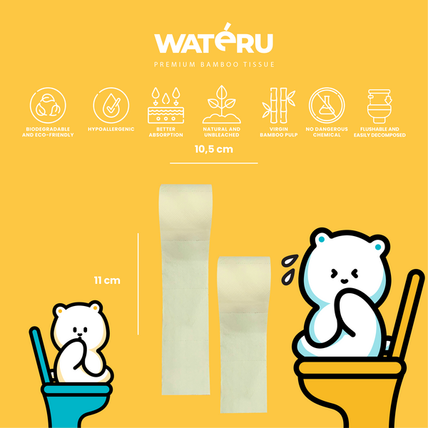 Wateru Toilet Tissue (2 packs)