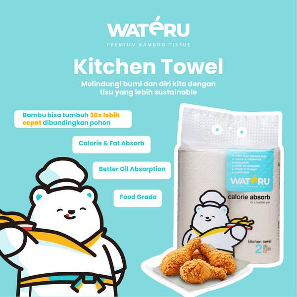 Wateru Kitchen Towel (2 packs)