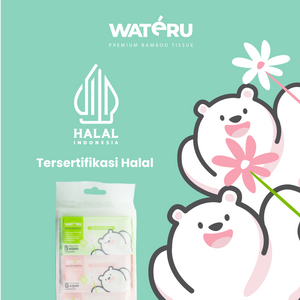 Wateru Pocket Antibacterial Wipes 8x8s (2 packs)