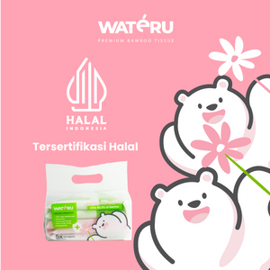 Wateru Mini Antibacterial Wipes 5x10s (2 packs)