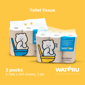 Wateru Toilet Tissue (2 packs)