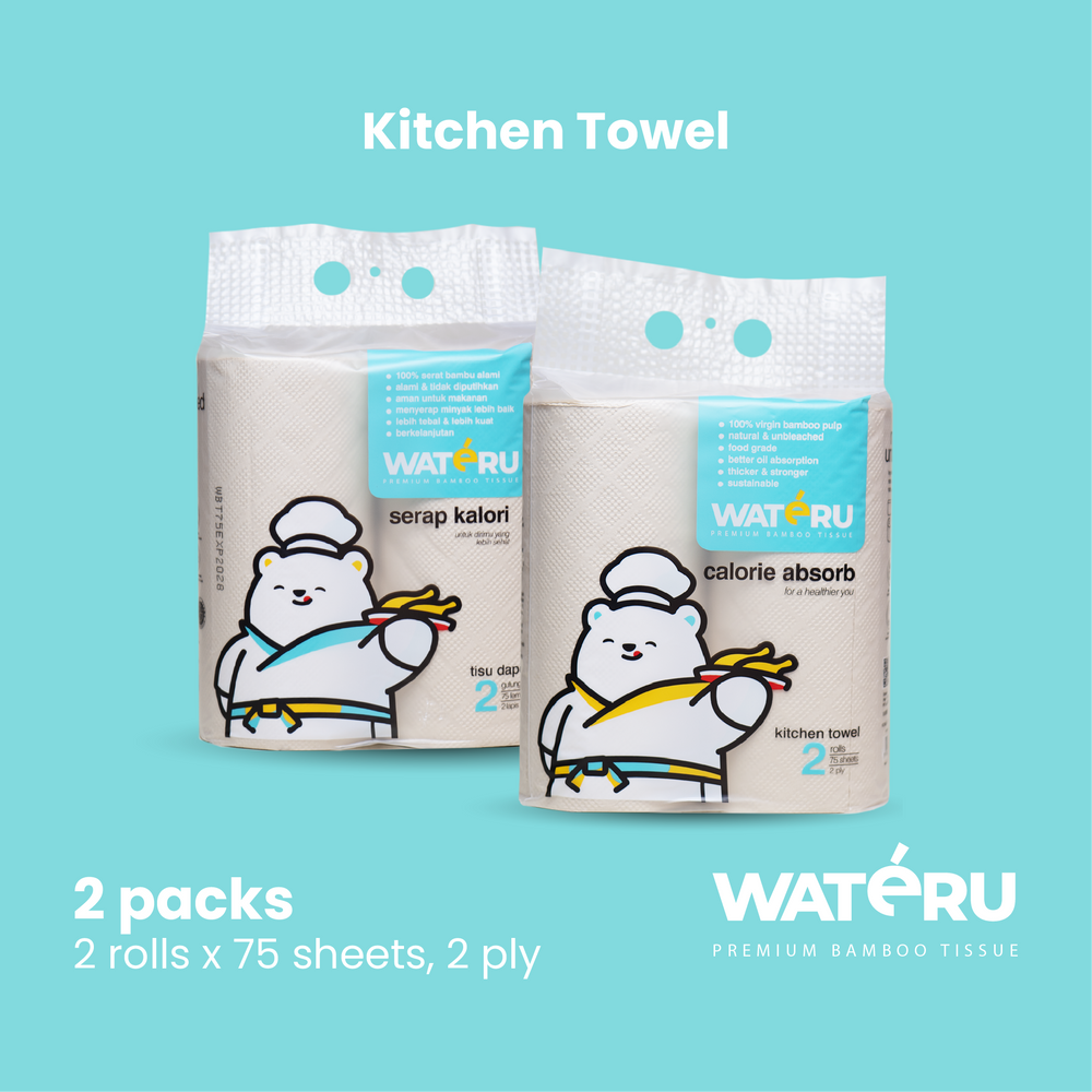 Wateru Kitchen Towel (2 packs)