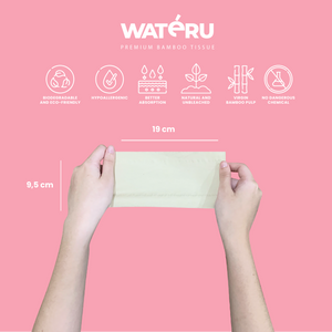 Wateru Pop Up Facial Tissue (10 bundling packs)
