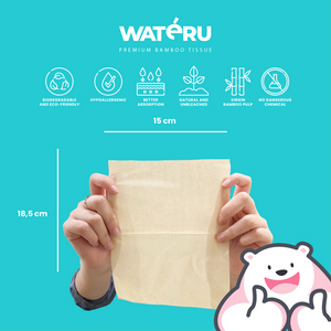 Wateru Facial Tissue Luxuriously Soft 150s (12 bundling packs)