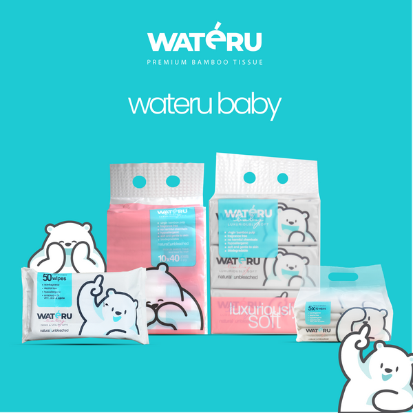 Wateru Facial Tissue Luxuriously Soft 150s (12 bundling packs)
