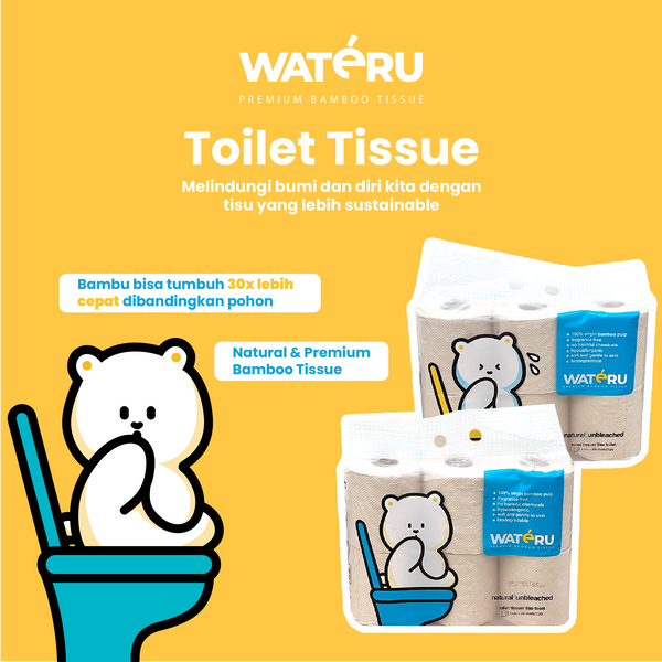 Wateru Toilet Tissue (8 packs)