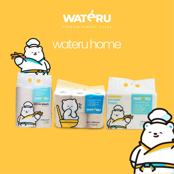 Wateru Toilet Tissue (8 packs)