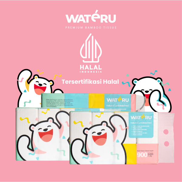 Wateru Facial Tissue 900s (8 packs)