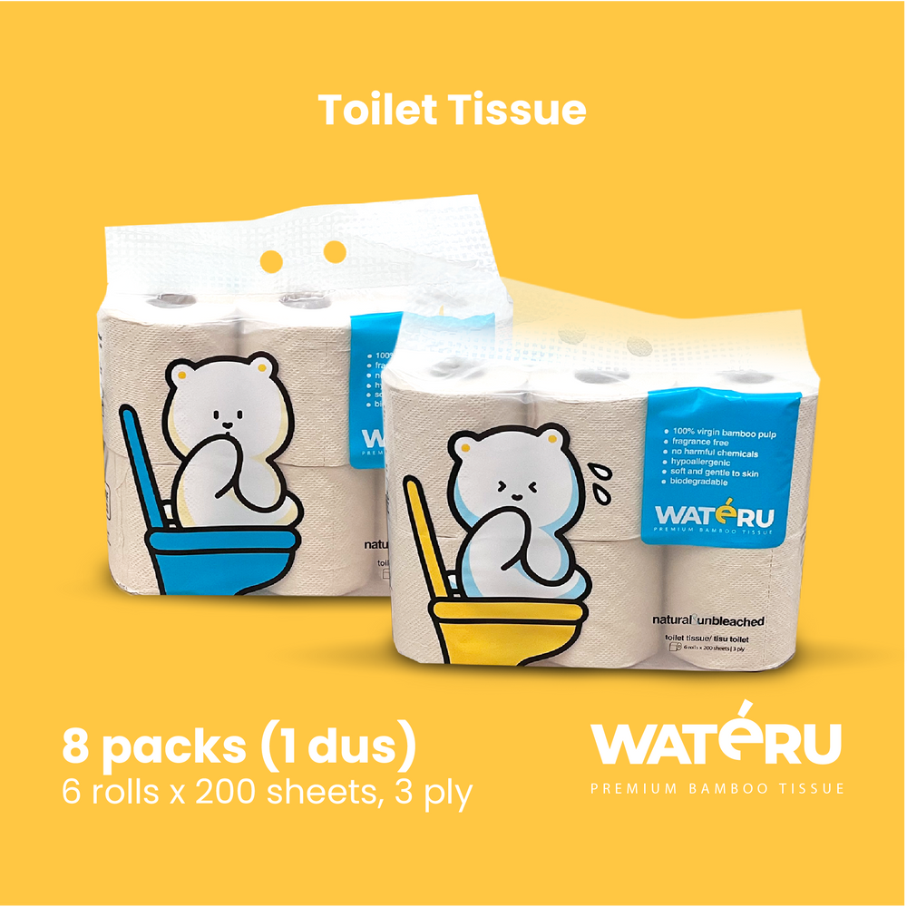 Wateru Toilet Tissue (8 packs)