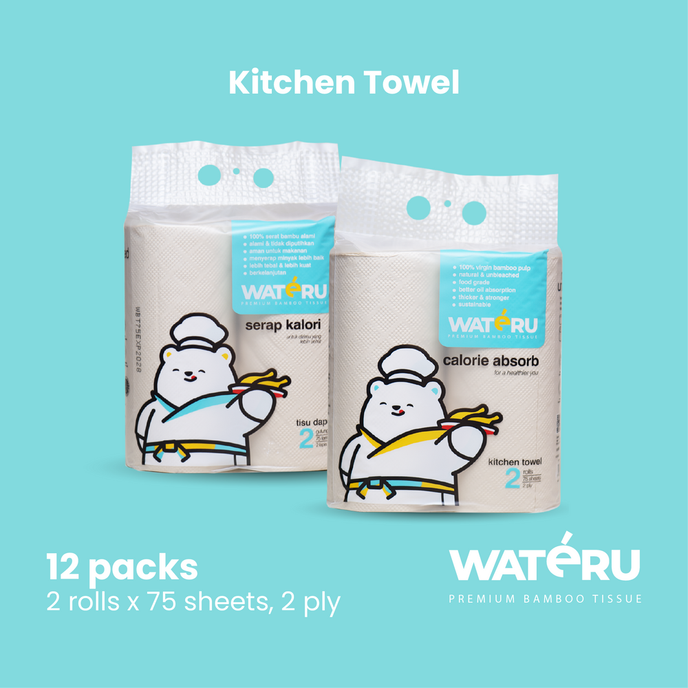 Wateru Kitchen Towel (12 packs)