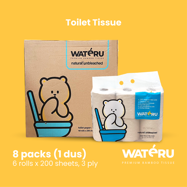 Wateru Toilet Tissue (8 packs)