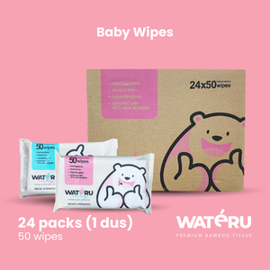 Wateru Baby Wipes (24 packs)
