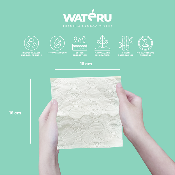 Wateru Hanging Facial Tissue (6 packs)