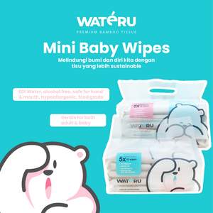 Wateru Mini Baby Wipes (24 packs)